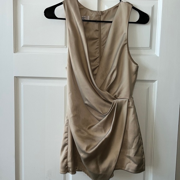 House of CB Angelo Romper Dress beige (XS) - Picture 5 of 10